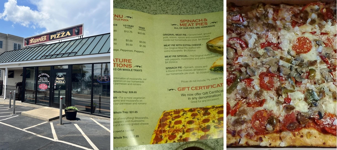 Napoli's Pizza Menu